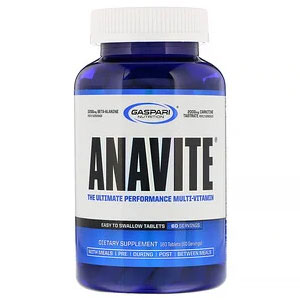 Gaspari Nutrition, ANAVITE(アナバイト)、アルティメットパフォーマンスマルチビタミン、180粒